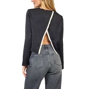 Baum und Pferdgarten NWT Miza Open-Back Long Sleeve Top